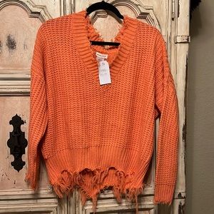 Main Strip Fall Sweater